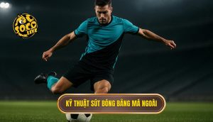 Kỹ thuật sút bóng bằng má ngoài