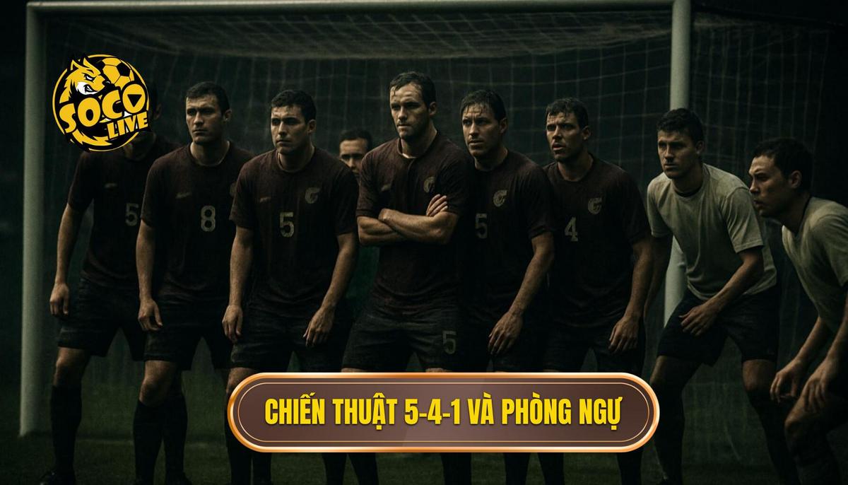 Sơ lược về Chiến thuật 5-4-1 và Triết lý Phòng ngự