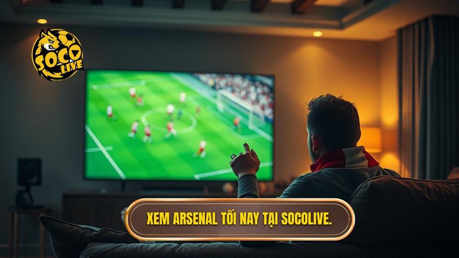 1. Xem Arsenal tối nay tại Socolive.