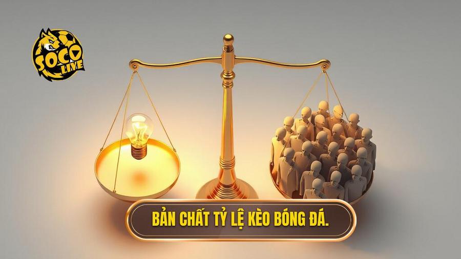 Bản chất tỷ lệ kèo bóng đá.