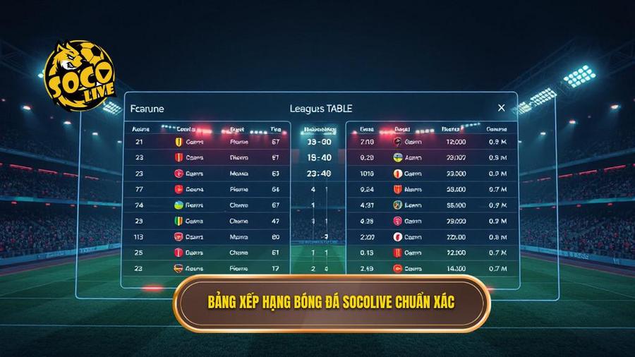 Những tính năng ưu việt của Socolive bảng xếp hạng bóng đá