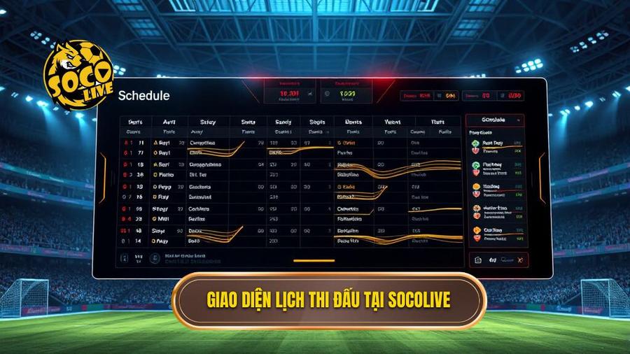 Phân tích tính năng ưu việt của chuyên mục lịch thi đấu tại SOCOLIVE